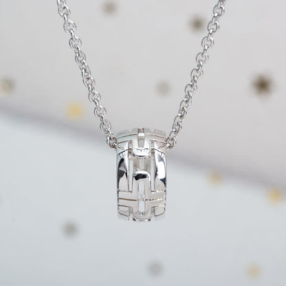 [Elitejewels]PARENTESI NECKLACE SILVER