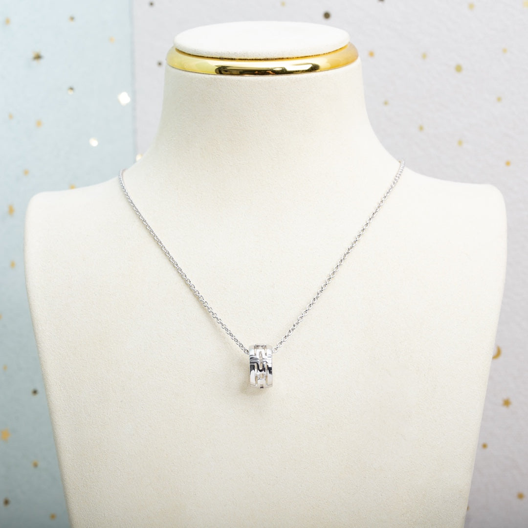 [Elitejewels]PARENTESI NECKLACE SILVER