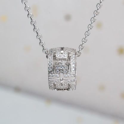 [Elitejewels] PARENTESI HALSKETTE SILBER DIAMANT