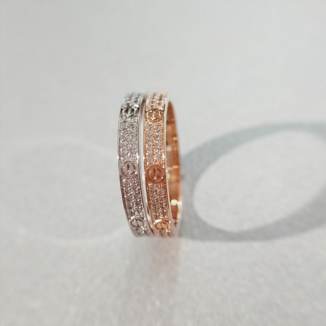 [Elitejewels]ラブリング 2.65MM ダイヤモンド