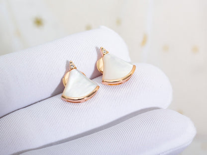 [Elitejewels]DIVAS DREAM EARRINGS PINK GOLD