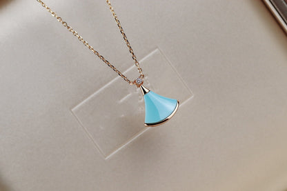 [Elitejewels]DREAM NECKLACE TURQUOISE PINK GOLD