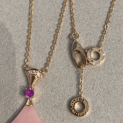 [Elitejewels]DREAM NECKLACE PINK OPAL