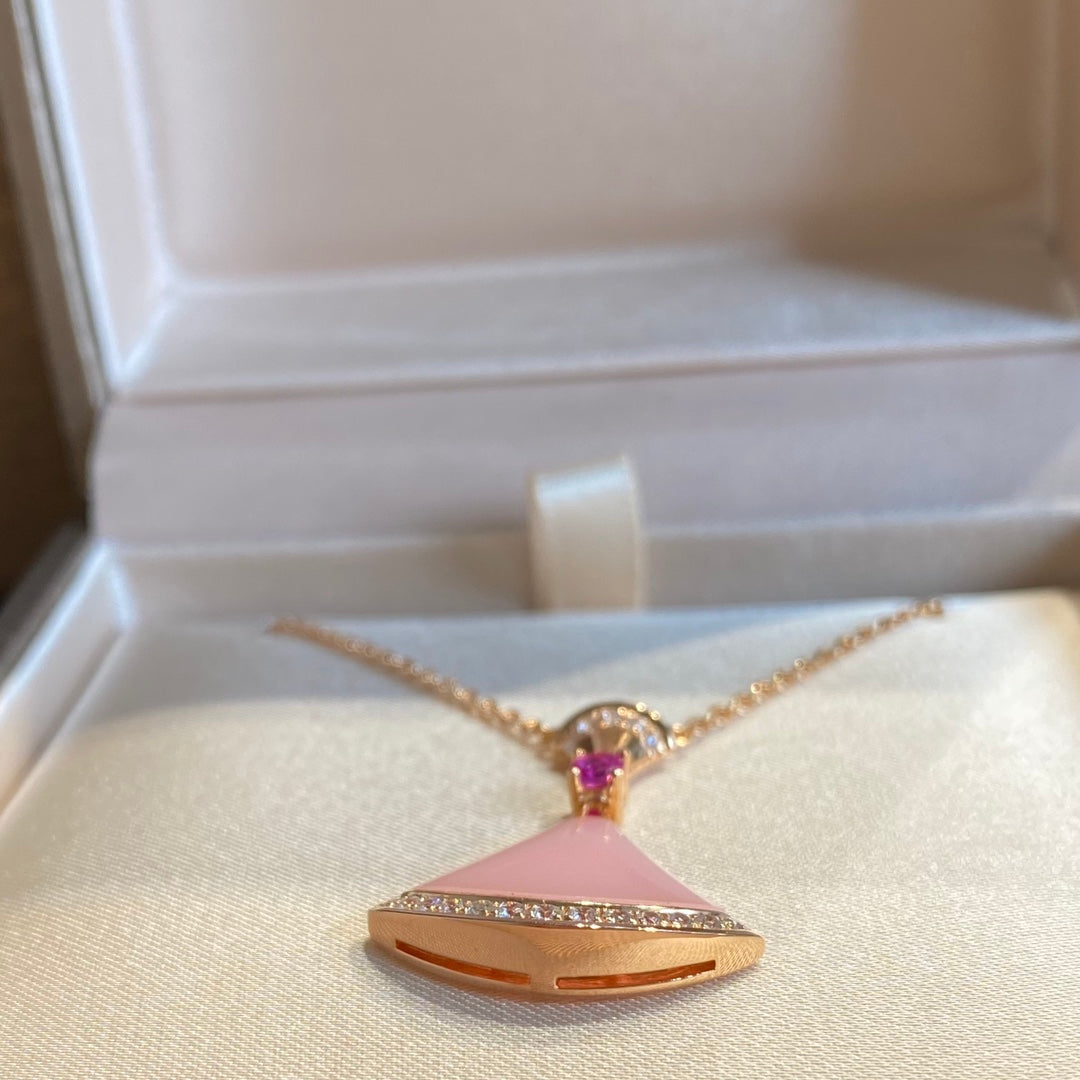 [Elitejewels]DREAM NECKLACE PINK OPAL