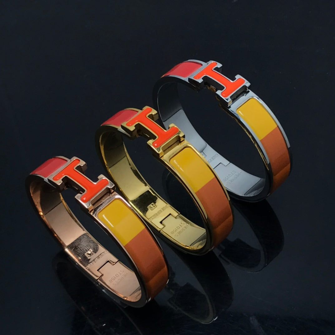 [Elitejewels]H ARMBAND ORANGE REGENBOGEN KERAMIK