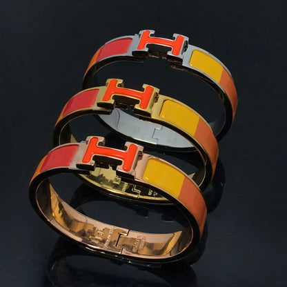 [Elitejewels]H ARMBAND ORANGE REGENBOGEN KERAMIK