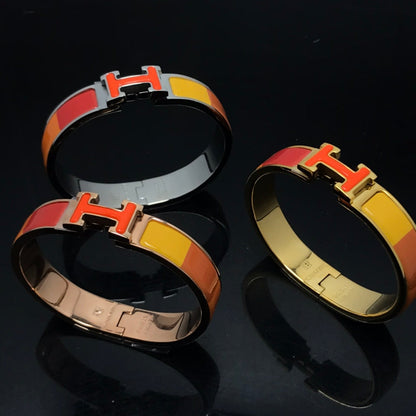 [Elitejewels]H ARMBAND ORANGE REGENBOGEN KERAMIK