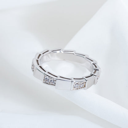 [Elitejewels]SERPENTI RING SILVER  3MM