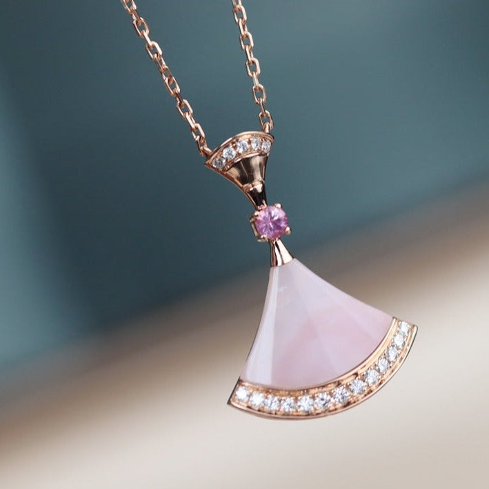 [Elitejewels] TRAUM HALSKETTE ROSA MOP DIAMANT