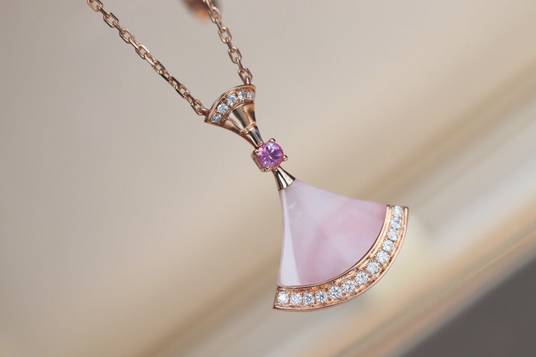 [Elitejewels] TRAUM HALSKETTE ROSA MOP DIAMANT