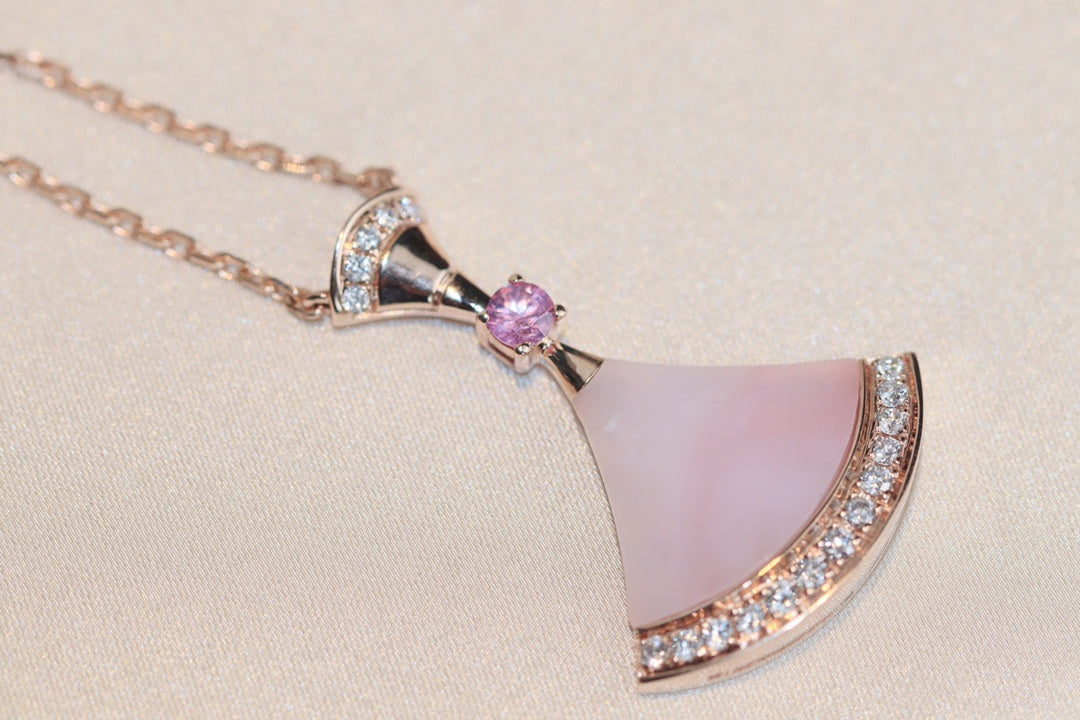 [Elitejewels] TRAUM HALSKETTE ROSA MOP DIAMANT