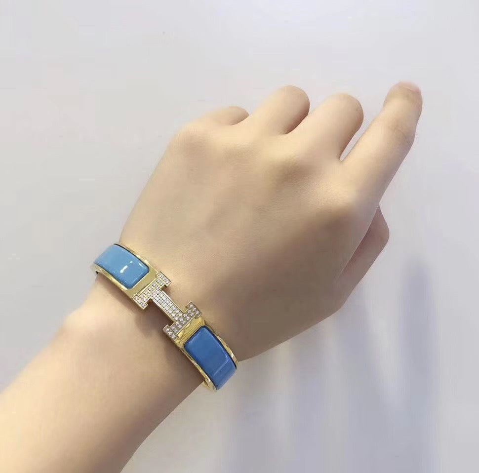 [Elitejewels]H CLOUD BLAU ARMBAND GOLD DIAMANT