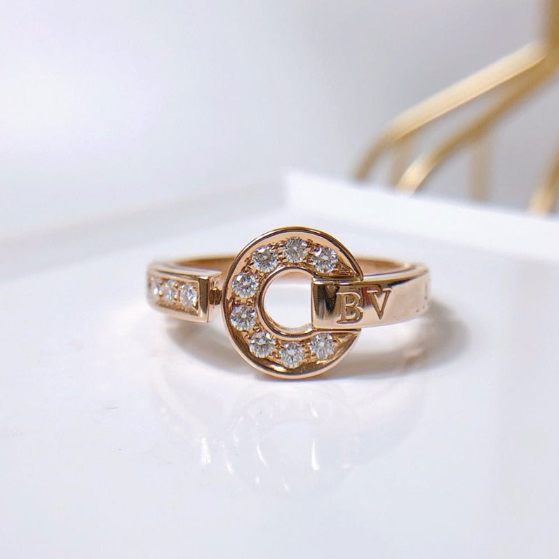 [Elitejewels]DREAM RING DIAMOND PINK GOLD