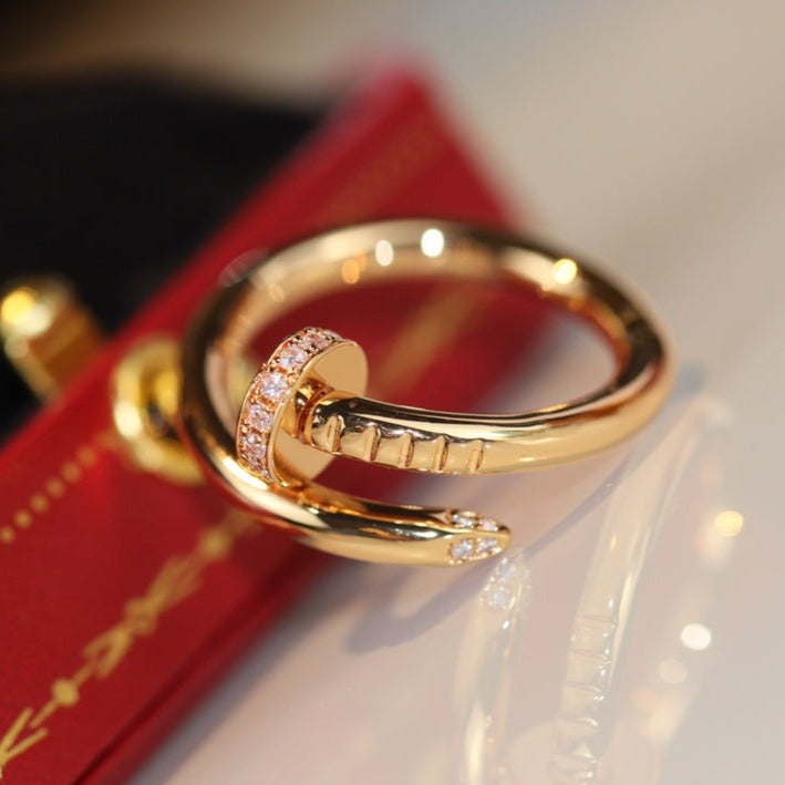 [Elitejewels]JUSTE RING 2.65MM GOLD DIAMOND