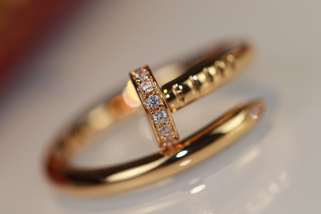 [Elitejewels]JUSTE RING 2.65MM GOLD DIAMOND