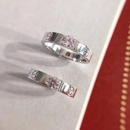 [Elitejewels] LIEBESRING 3,6 MM 1 GROSSER DIAMANT