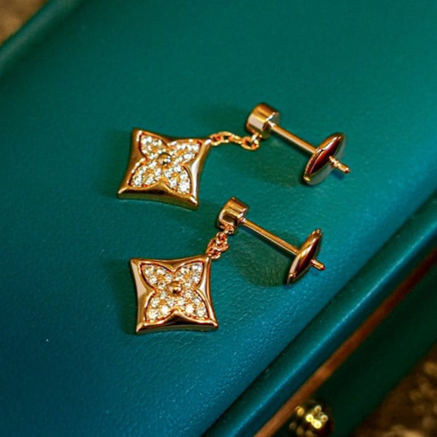 [Elitejewels]STAR DIAMONDS EARRINGS GOLD