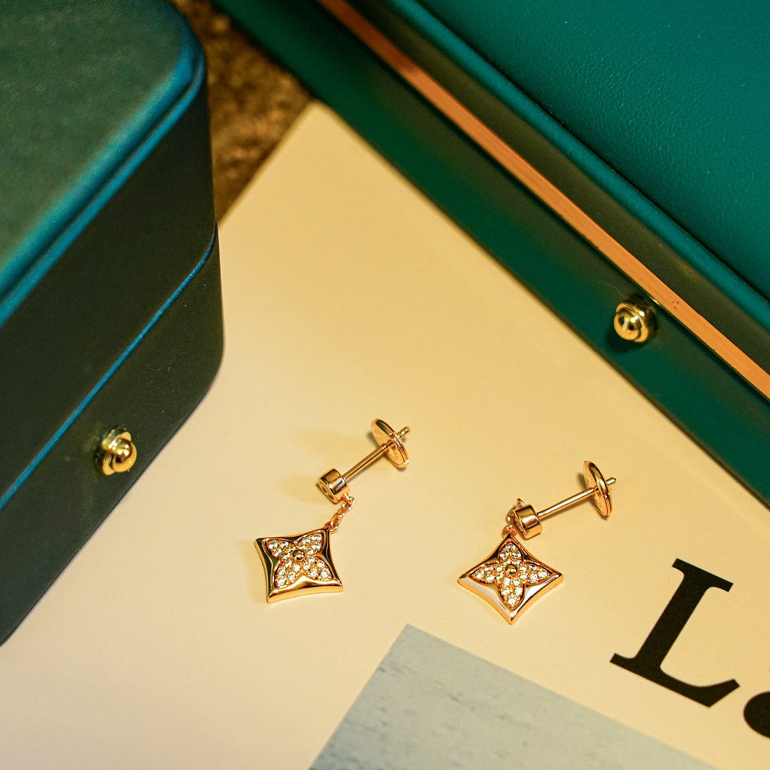 [Elitejewels]STAR DIAMONDS EARRINGS GOLD