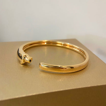 [Elitejewels]PANTHERE GOLD OPEN BRACELET