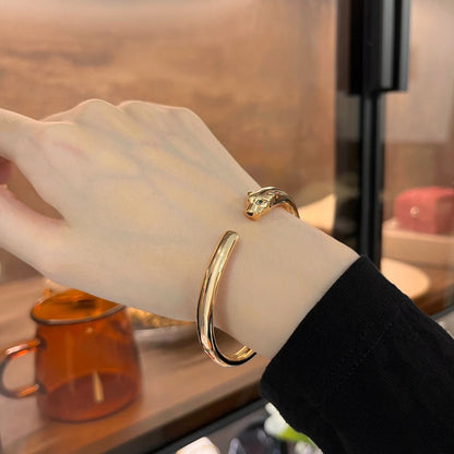 [Elitejewels]PANTHERE GOLD OPEN BRACELET