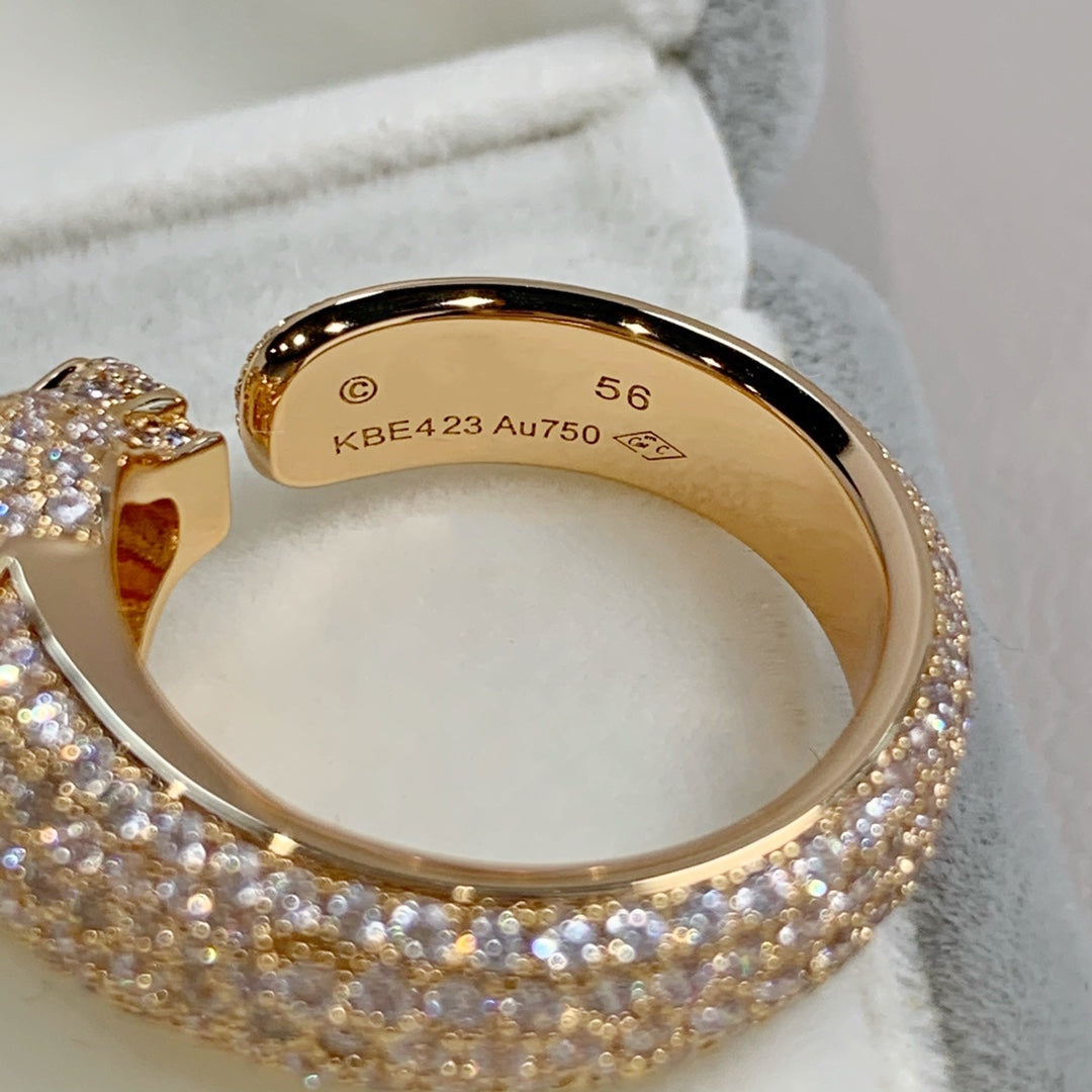 [Elitejewels] PANTHERE ROSGOLD DIAMANTRING