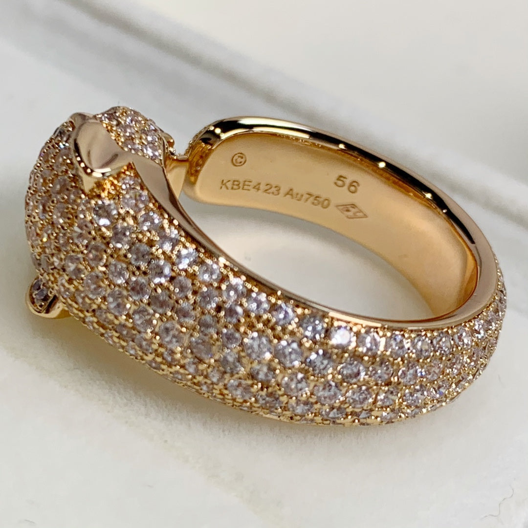 [Elitejewels] PANTHERE ROSGOLD DIAMANTRING