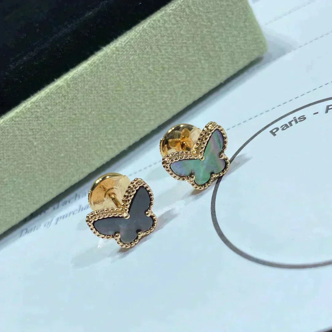 [Elitejewels]BUTTERFLY DARK MOP  EARRINGS