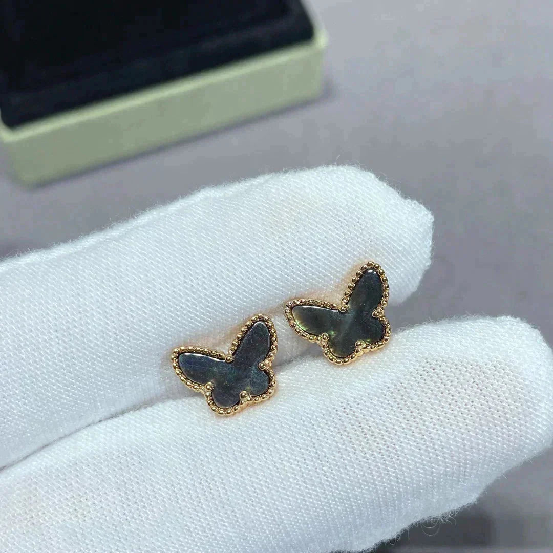 [Elitejewels]BUTTERFLY DARK MOP  EARRINGS