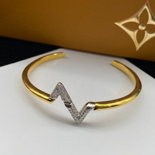 [Elitejewels]VOLTE UPSITE DOWN DIAMANT GOLD OFFENES ARMBAND