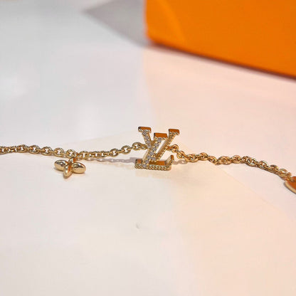 [Elitejewels]LOGO STAR MOTIF GOLD BRACELET