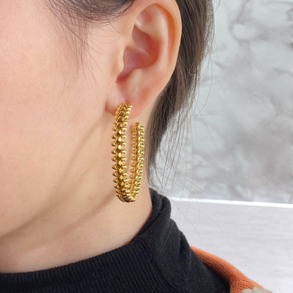 [Elitejewels]CLASH HOOP EARRINGS