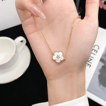 [Elitejewels]ラッキースプリングローズゴールドモップブレスレット