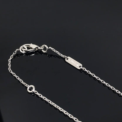 [Elitejewels]CLOVER PIETERSITE SILVER LONG NECKLACE