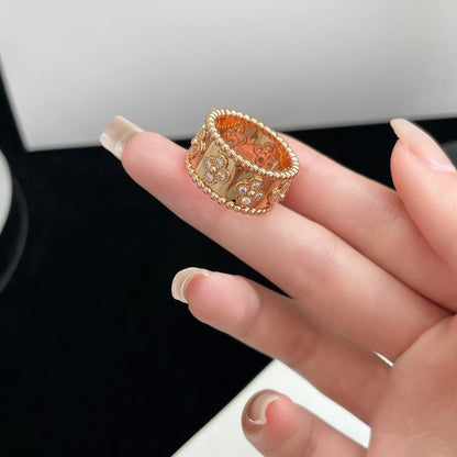 [Elitejewels] GROSSER PERLEE-DIAMANTRING 