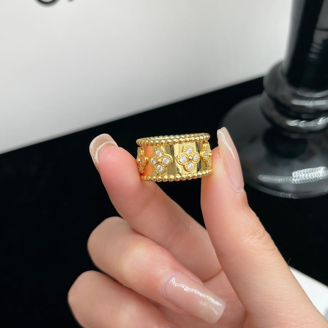 [Elitejewels] GROSSER PERLEE-DIAMANTRING 