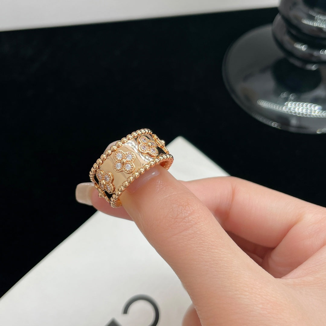 [Elitejewels] GROSSER PERLEE-DIAMANTRING 