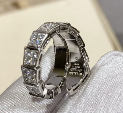 [Elitejewels]SERPENTI RING SILBER MIT DIAMANTEN