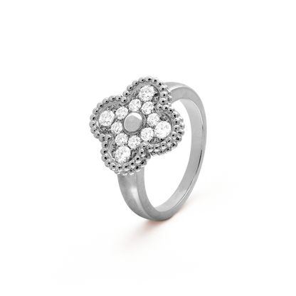 [Elitejewels] KLEEBLATT-DIAMANTRING