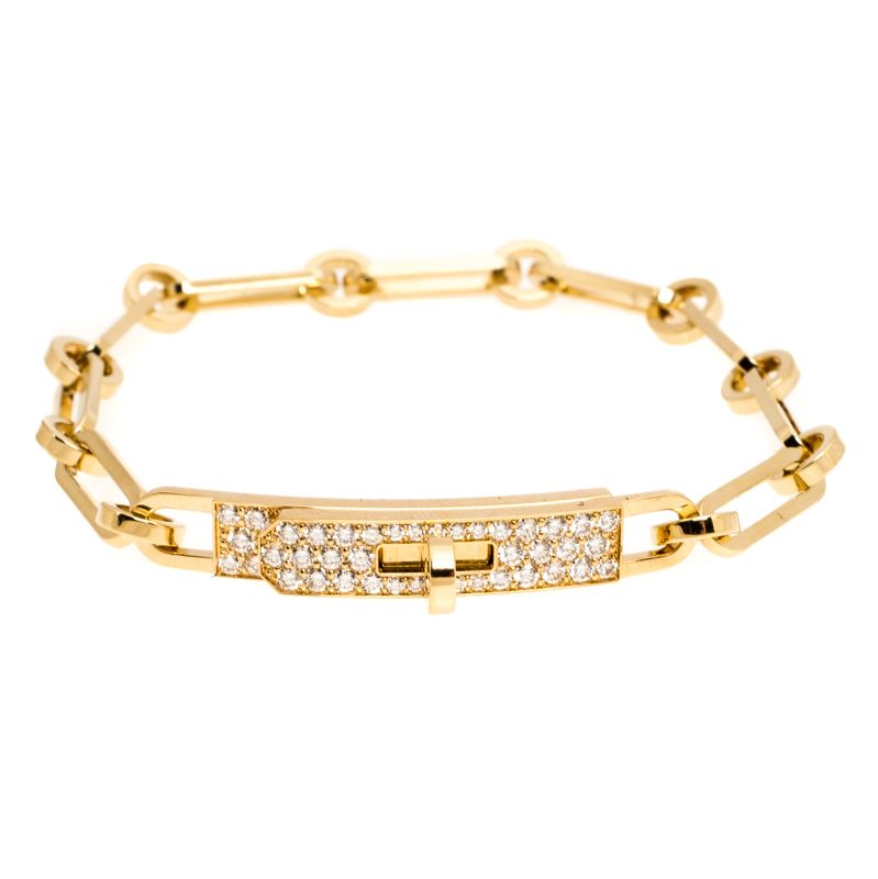 [Elitejewels]CHAINE BRACELET SMALL MODEL DIAMOND