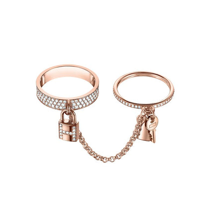 [Elitejewels] HM KELLY CLOCHETTE DOPPELRING MIT DIAMANTEN