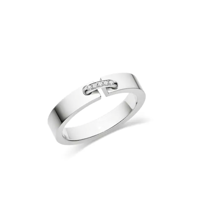 [Elitejewels]ALLIANCE LIENS VIDENCE DIAMANT 4MM RING