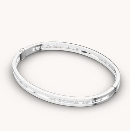 [Elitejewels]ZERO 1 SPIRAL LOGO SILBERARMBAND