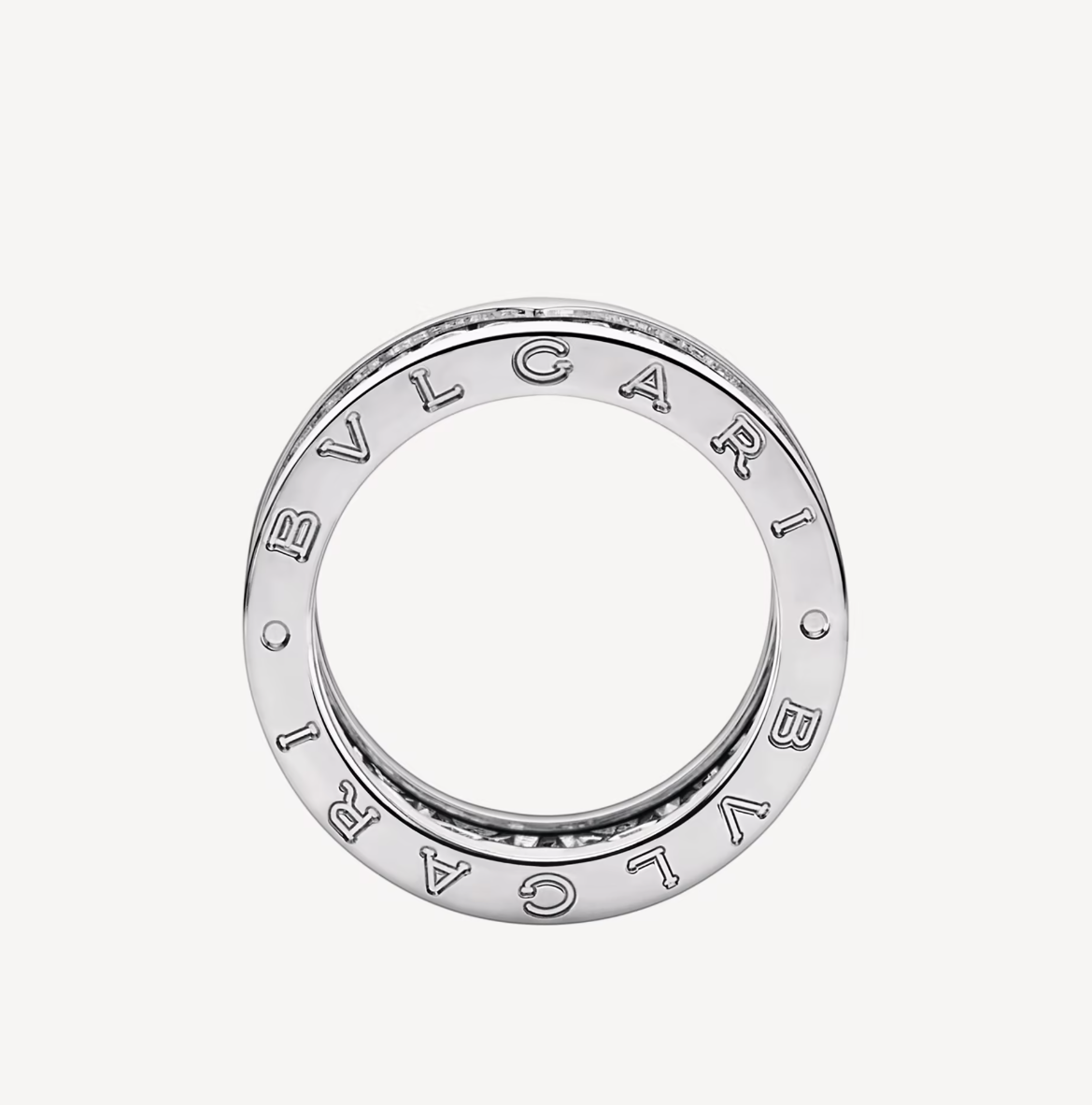 [Elitejewels]ZERO 1 WITH PAVED DIAMONDS ON THE SPIRAL RING