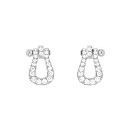 [Elitejewels]FORCE 10 FULL DIAMOND STUD EARRINGS MINI MODEL