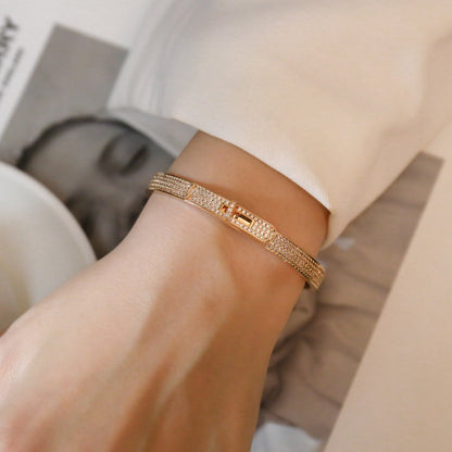 [Elitejewels]KELLY BRACELET DIAMOND PAVED