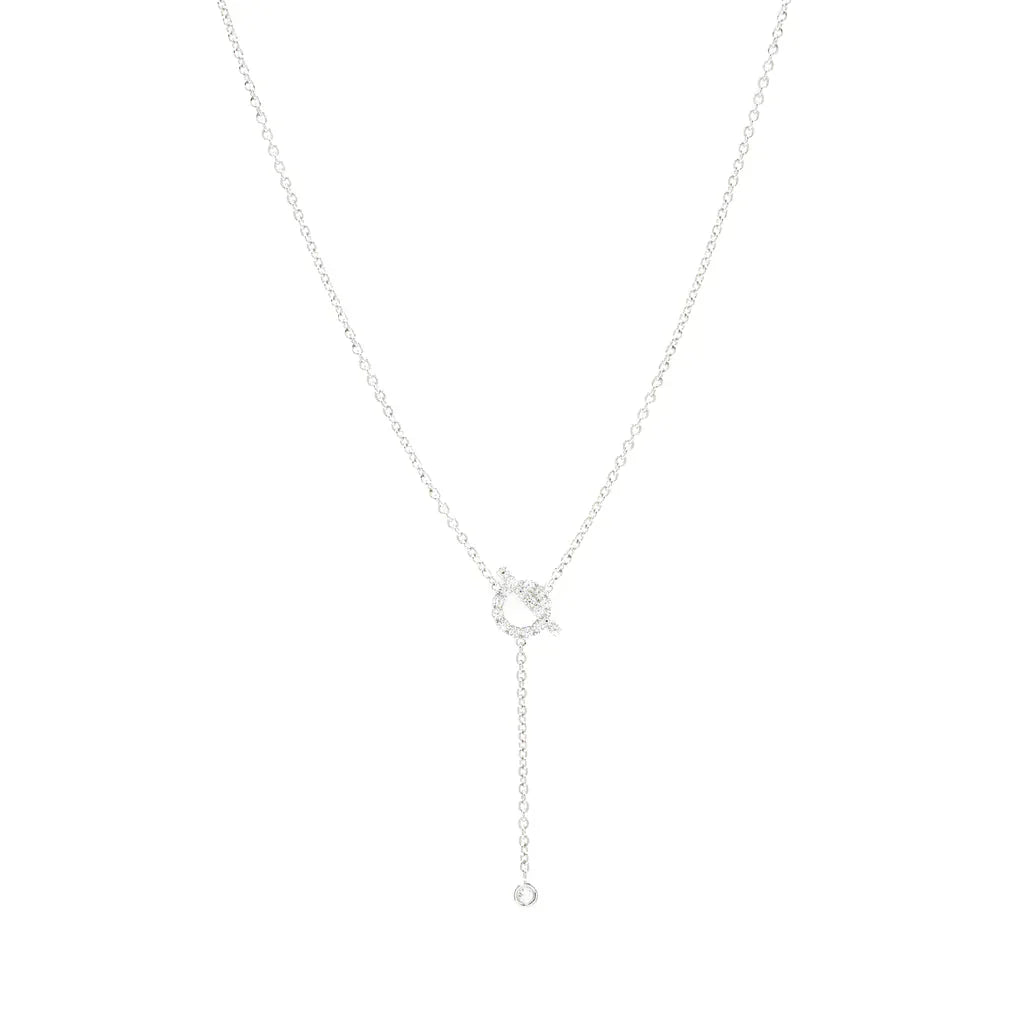 [Elitejewels]FINESSE SILBER DIAMANT HALSKETTE