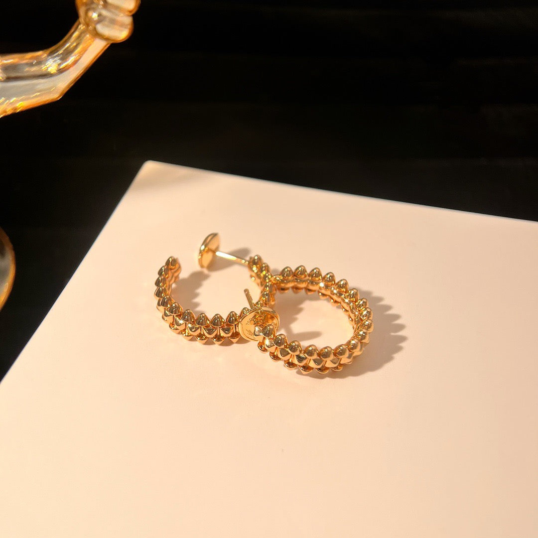 [Elitejewels]CLASH SMALL HOOP EARRINGS