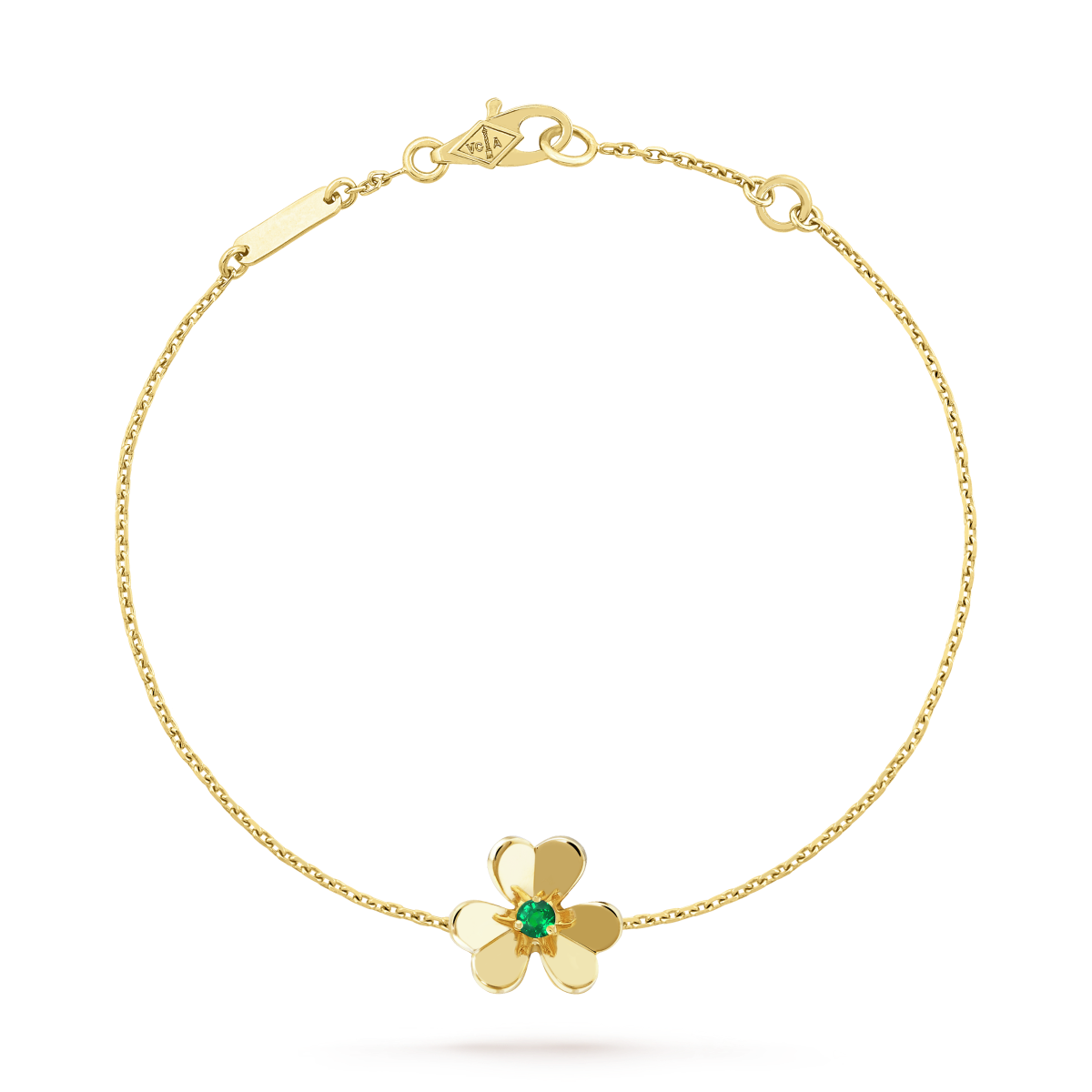 [Elitejewels]FRIVOLE GOLD BLUME ROSA MALACHIT ARMBAND