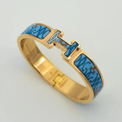 [Elitejewels]H BRACELET BLUE MULTICOLOR