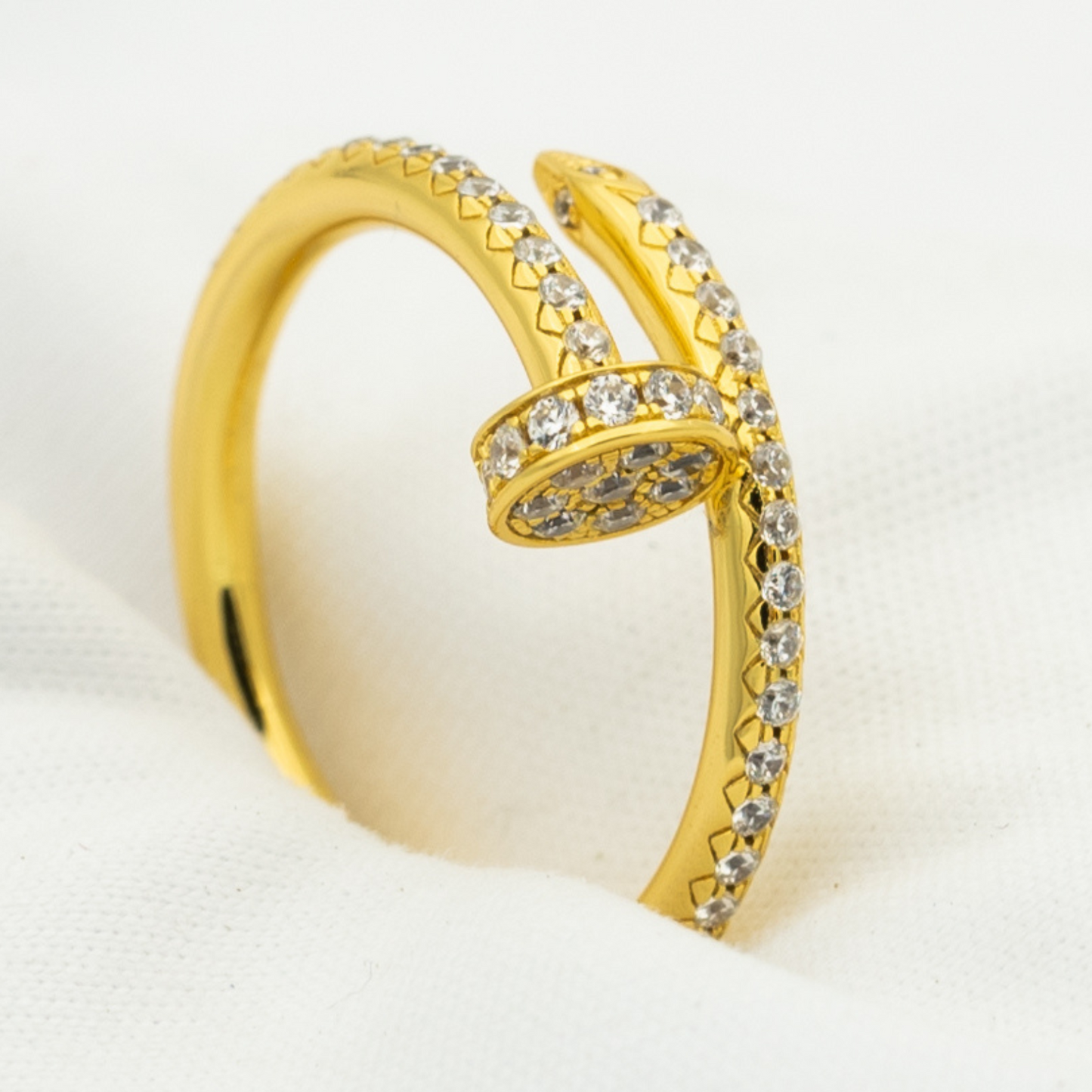 [Elitejewels]JUSTE RING 1.8MM GOLD DIAMONDS